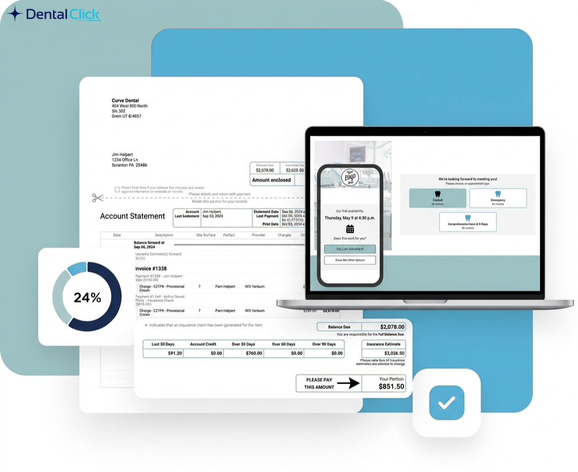 Complete Scheduling Flexibility in dental click